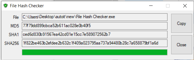 File Hash Checker